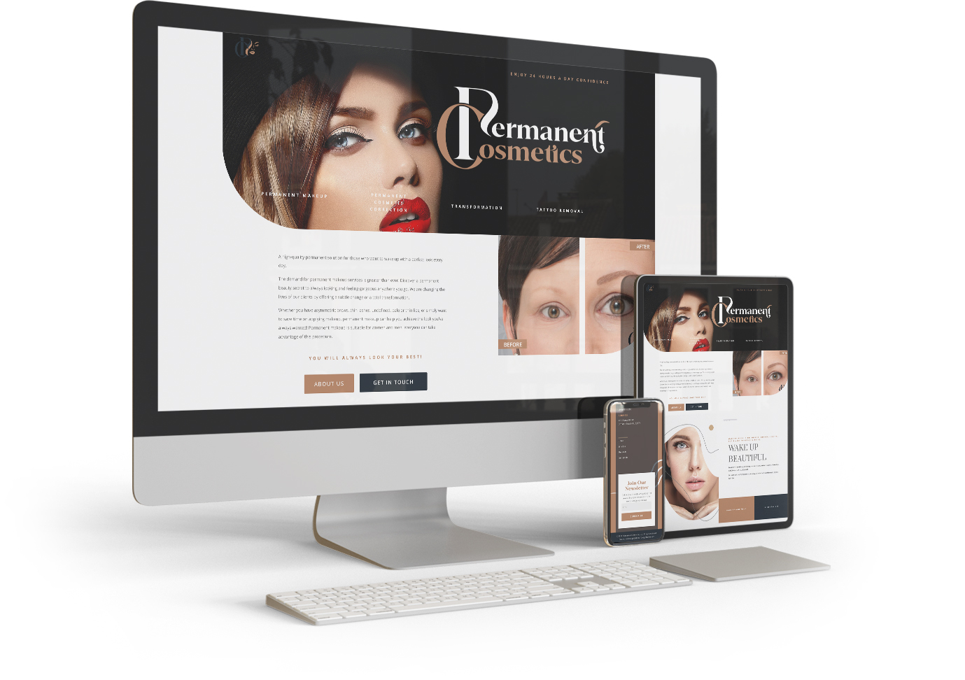 Permanent Cosmetics Branding and Web Design