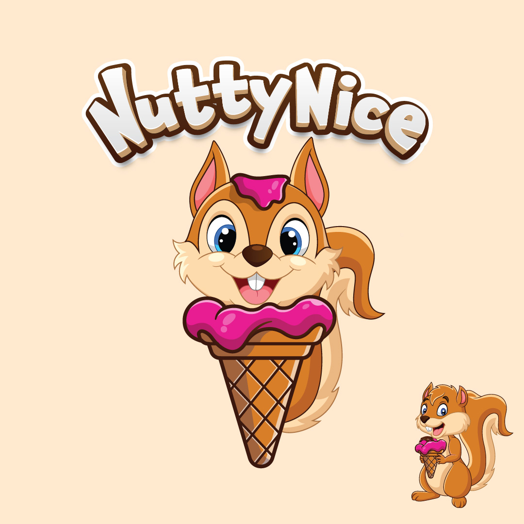NuttyNice :: Logo Design :: Branding Package Design