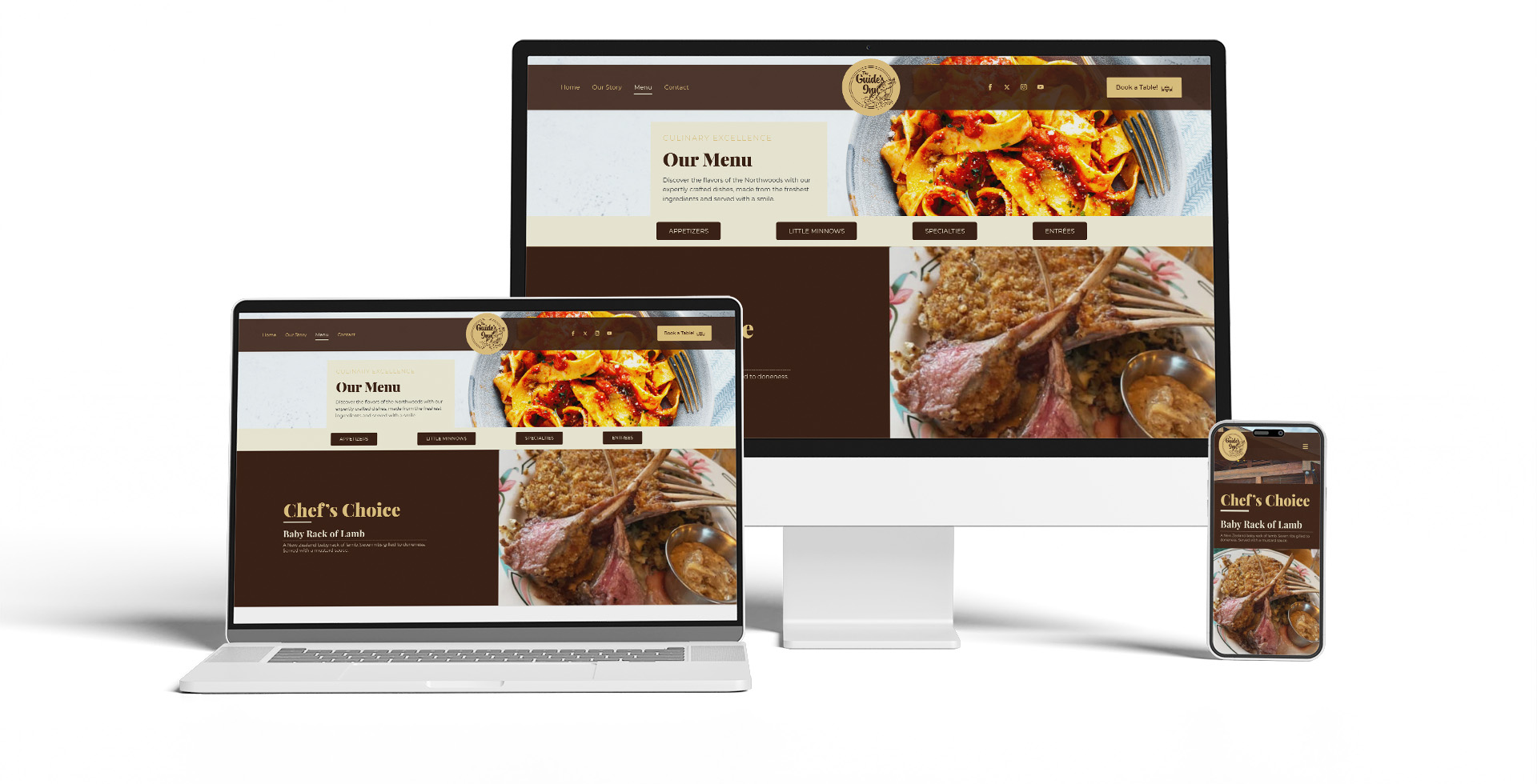 The Guide's Inn Branding, Web Design and Development