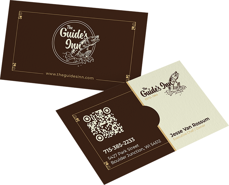 The Guide's Inn Business Card Design