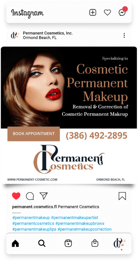 Social Media Ads Design - Permanent Cosmetics