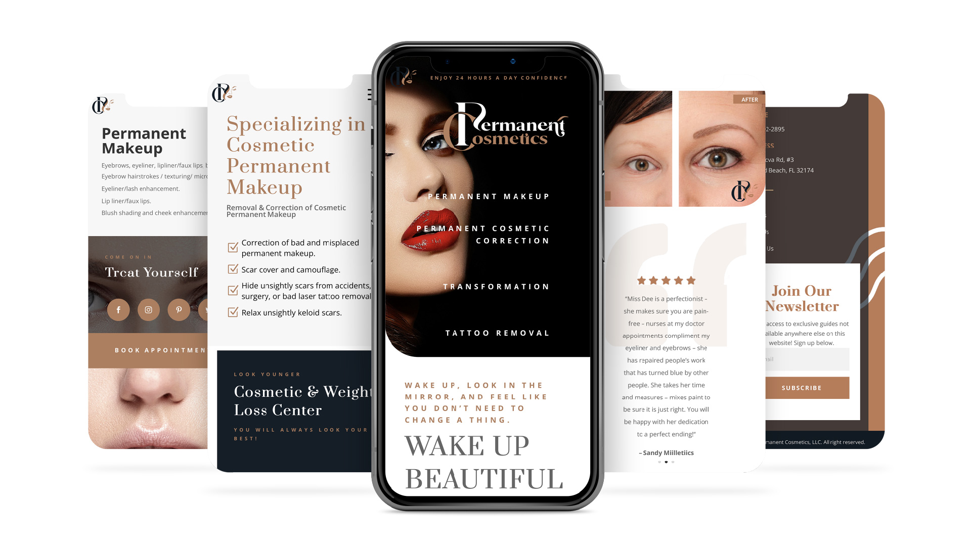 Web Design - Permanent Cosmetics
