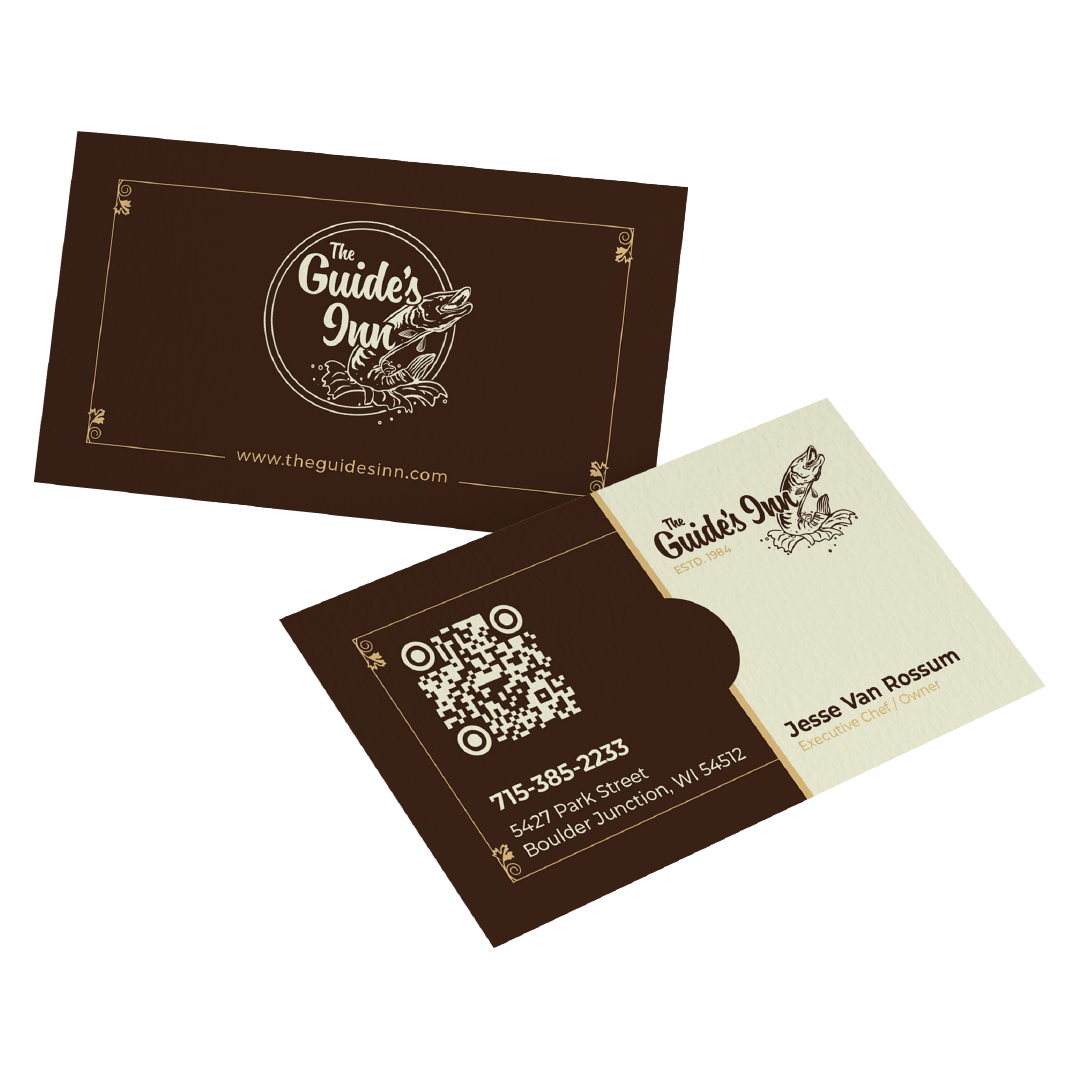 Business Card Design - The Guide's Inn